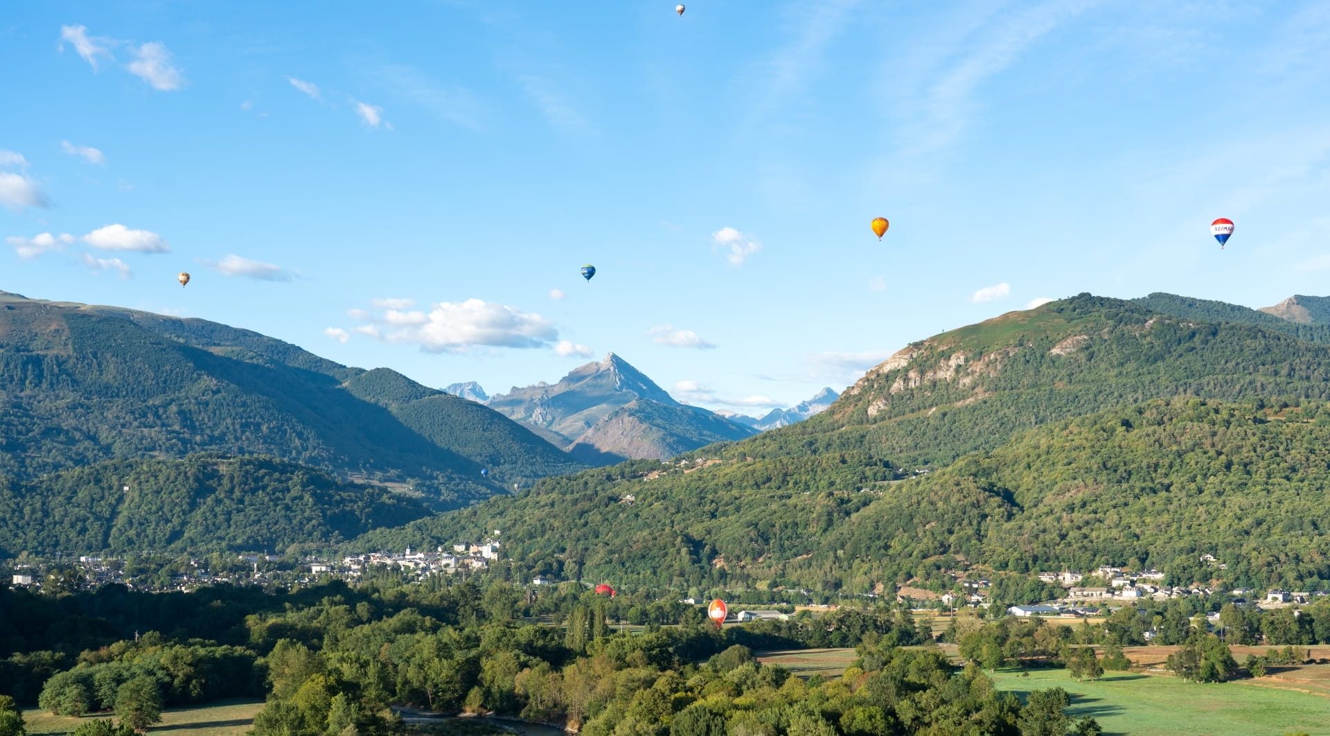 Montgolfières en montagne