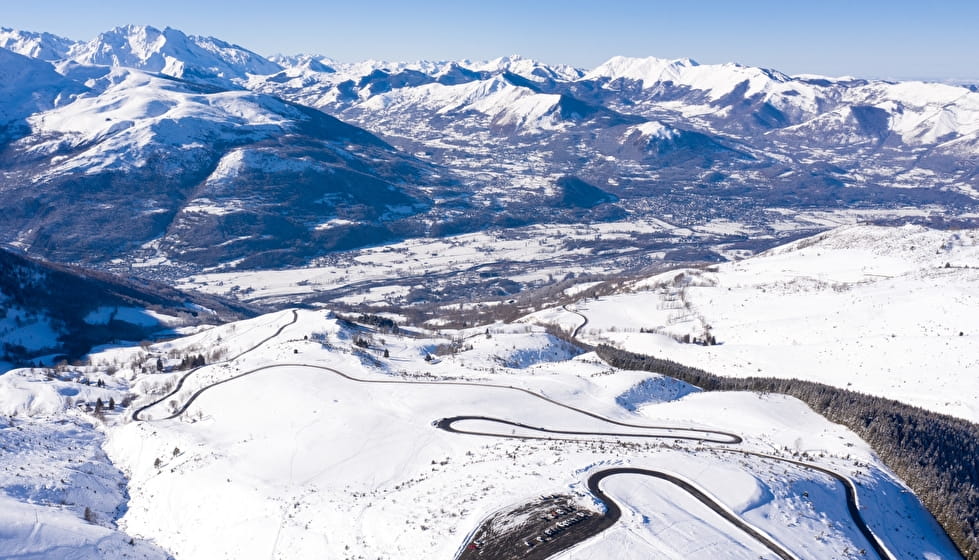 Vallée d'Argelès-Gazost en hiver