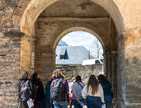 Groupe en visite guidée