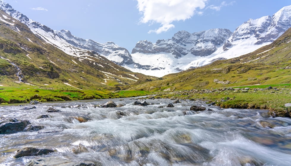 Cirque d'Estaubé et son ruisseau